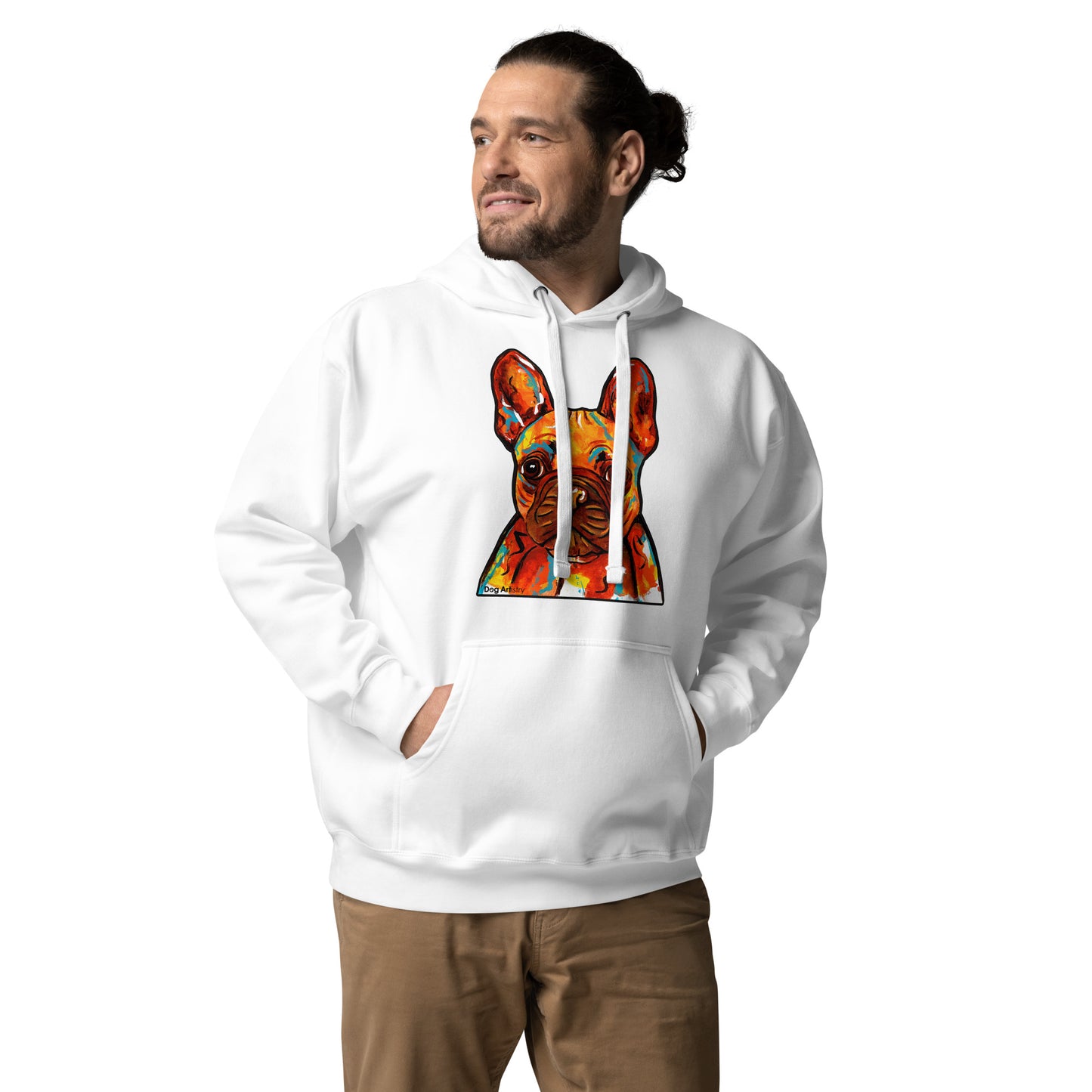 French Bulldog Unisex Hoodie by Dog Artistry