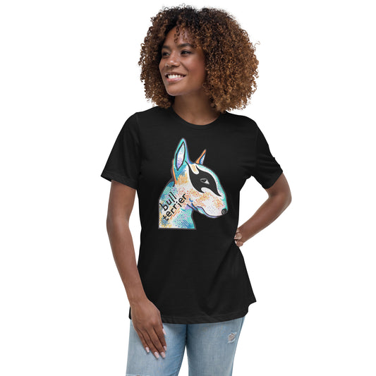 Bull Terrier women's t-shirt by Dog Artistry