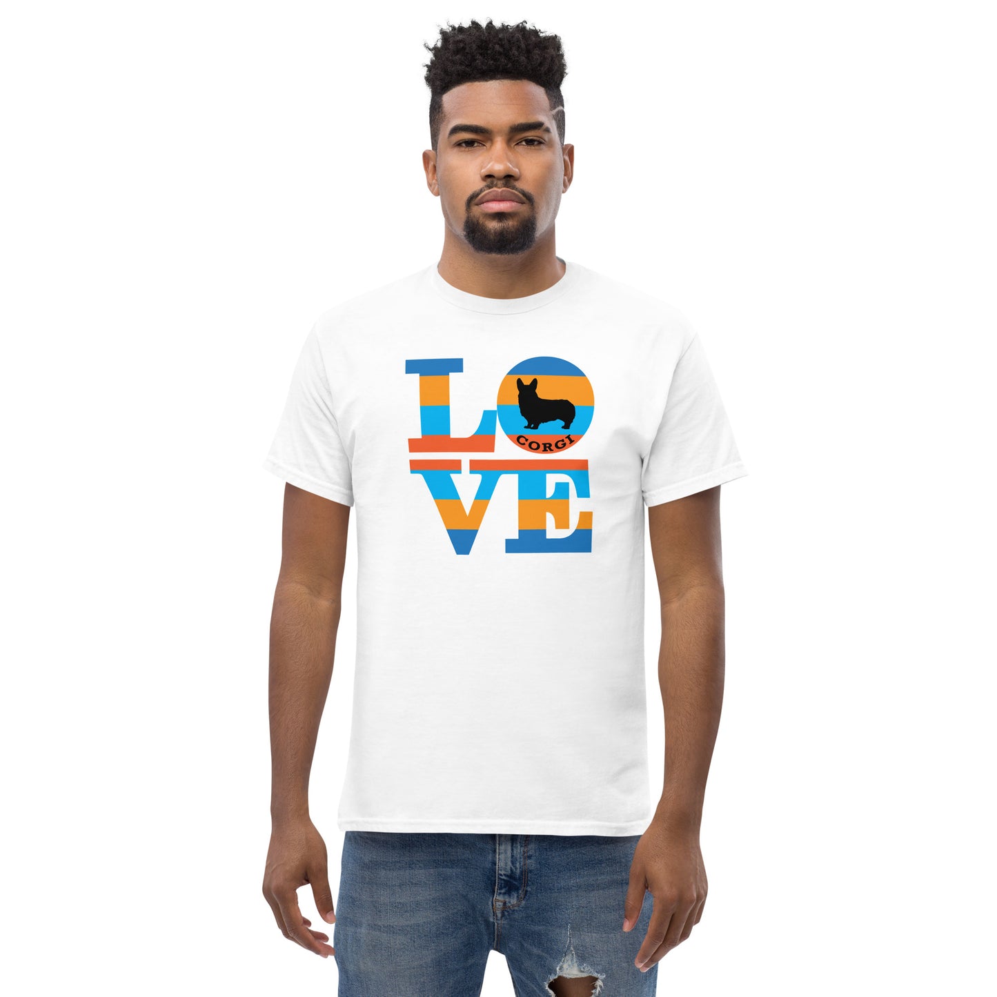 Love Corgi Men's classic tee