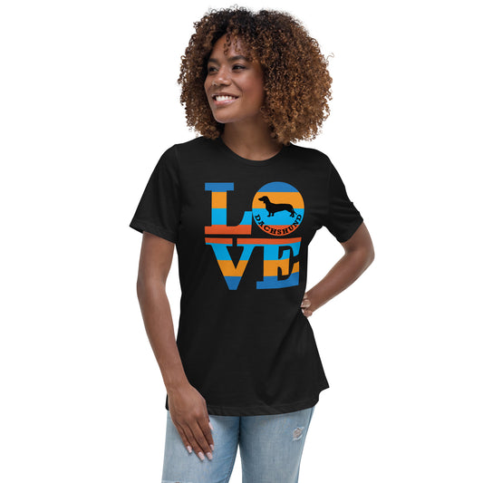 Love Dachshund Women's Relaxed T-Shirt
