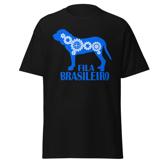 Fila Brasileiro Bionic men’s black t-shirt by Dog Artistry.