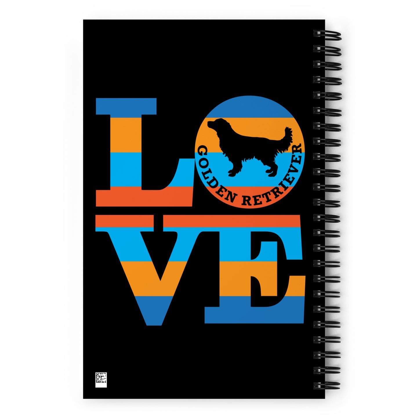 Love Golden Retriever Spiral notebook