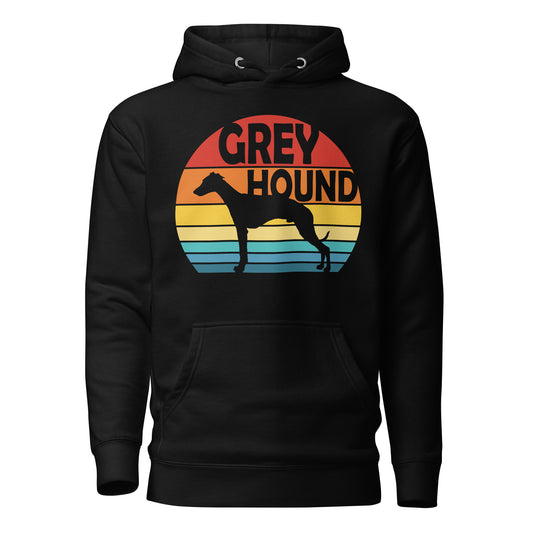 Sunset Greyhound Unisex Hoodie