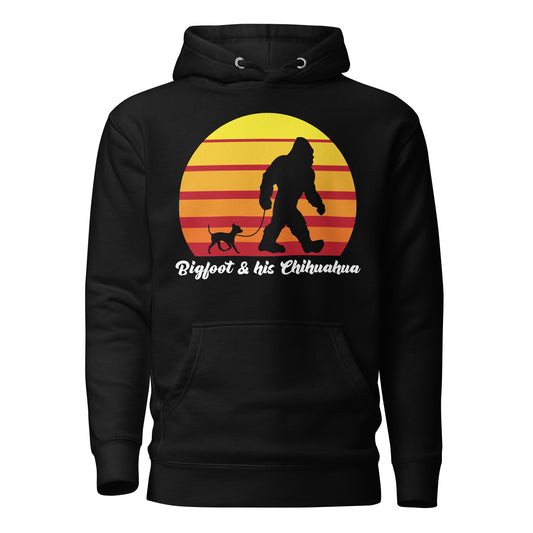Bigfoot and his Chihuahua Unisex Hoodie