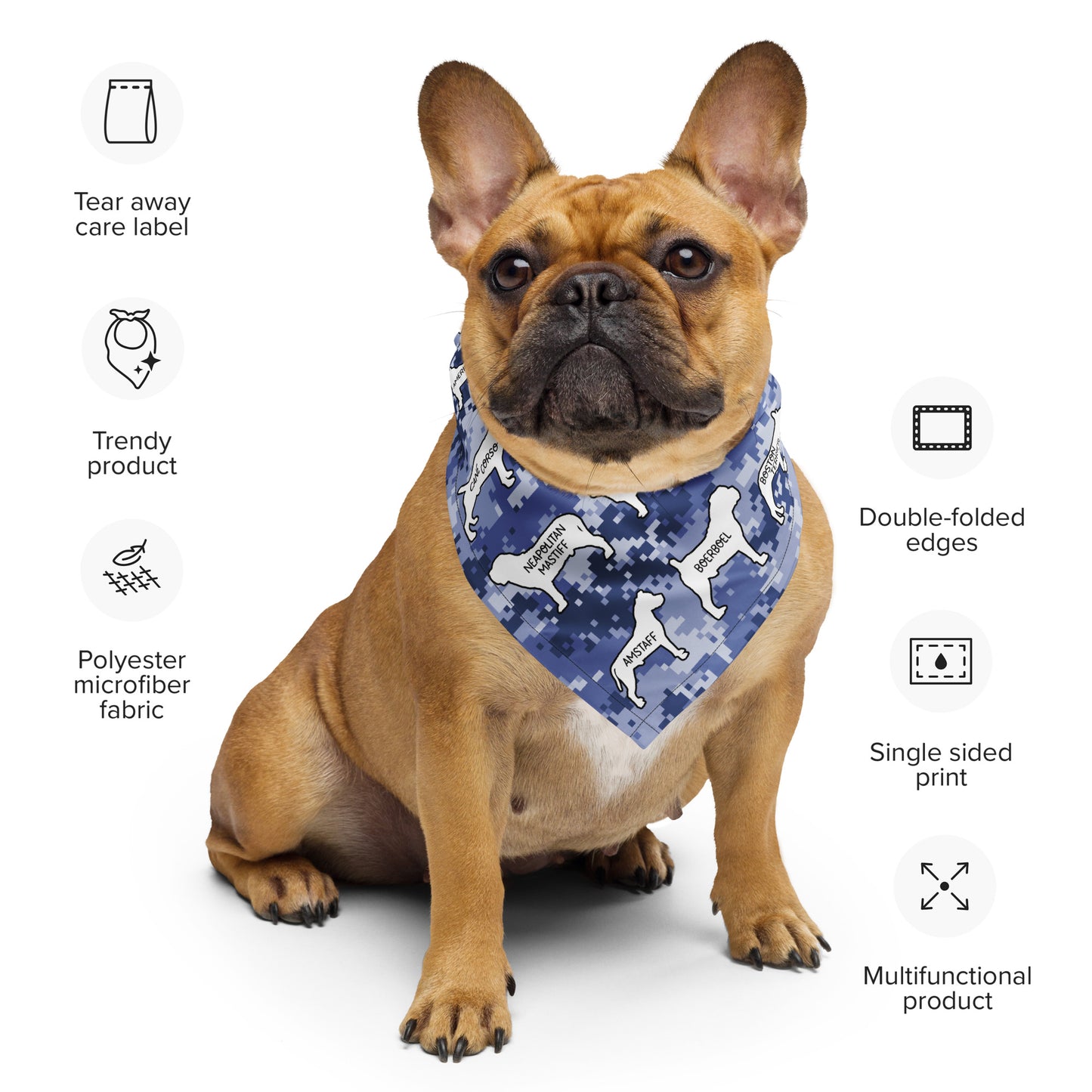 Bully Breed Camouflage All-over print bandana