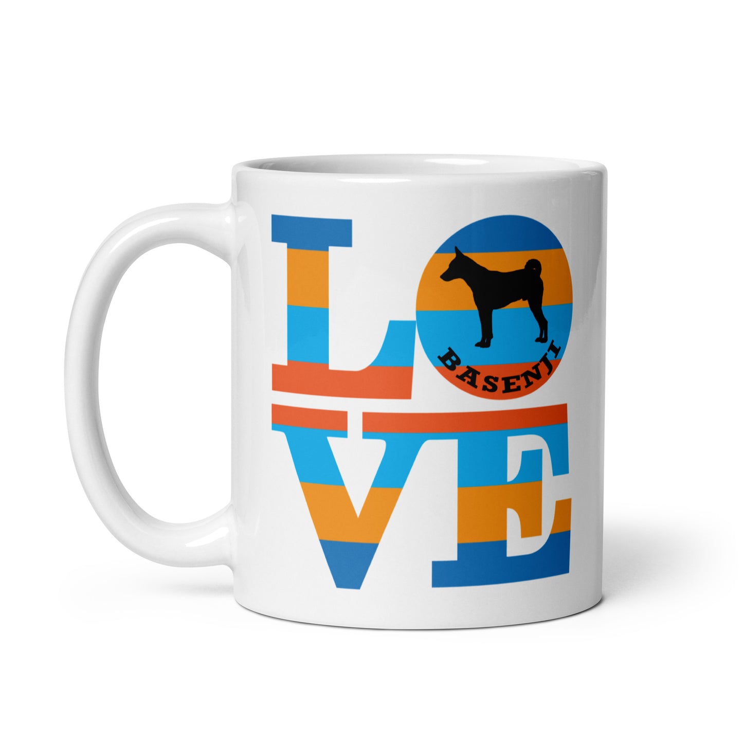 All I need is coffee & my Basenji mug by Dog Artistry.