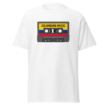 Colombian Music Cassette Tapes Men's classic tee