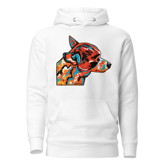 Chihuahua Unisex Hoodie by Dog Artistry