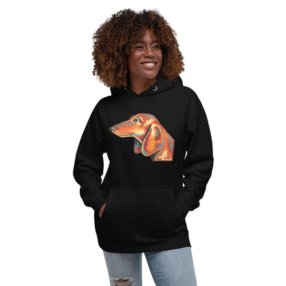 Dachshund Unisex Hoodie by Dog Artistry