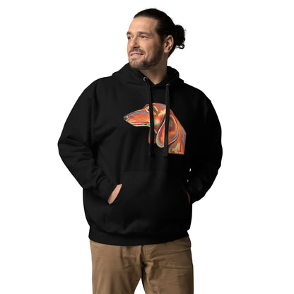 Dachshund Unisex Hoodie by Dog Artistry