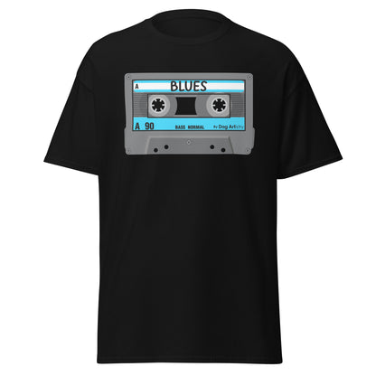 Blues Cassette Tape Men's classic tee by Dog Artistry