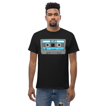 Blues Cassette Tape Men's classic tee by Dog Artistry