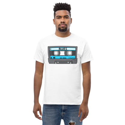 Blues Cassette Tape Men's classic tee by Dog Artistry