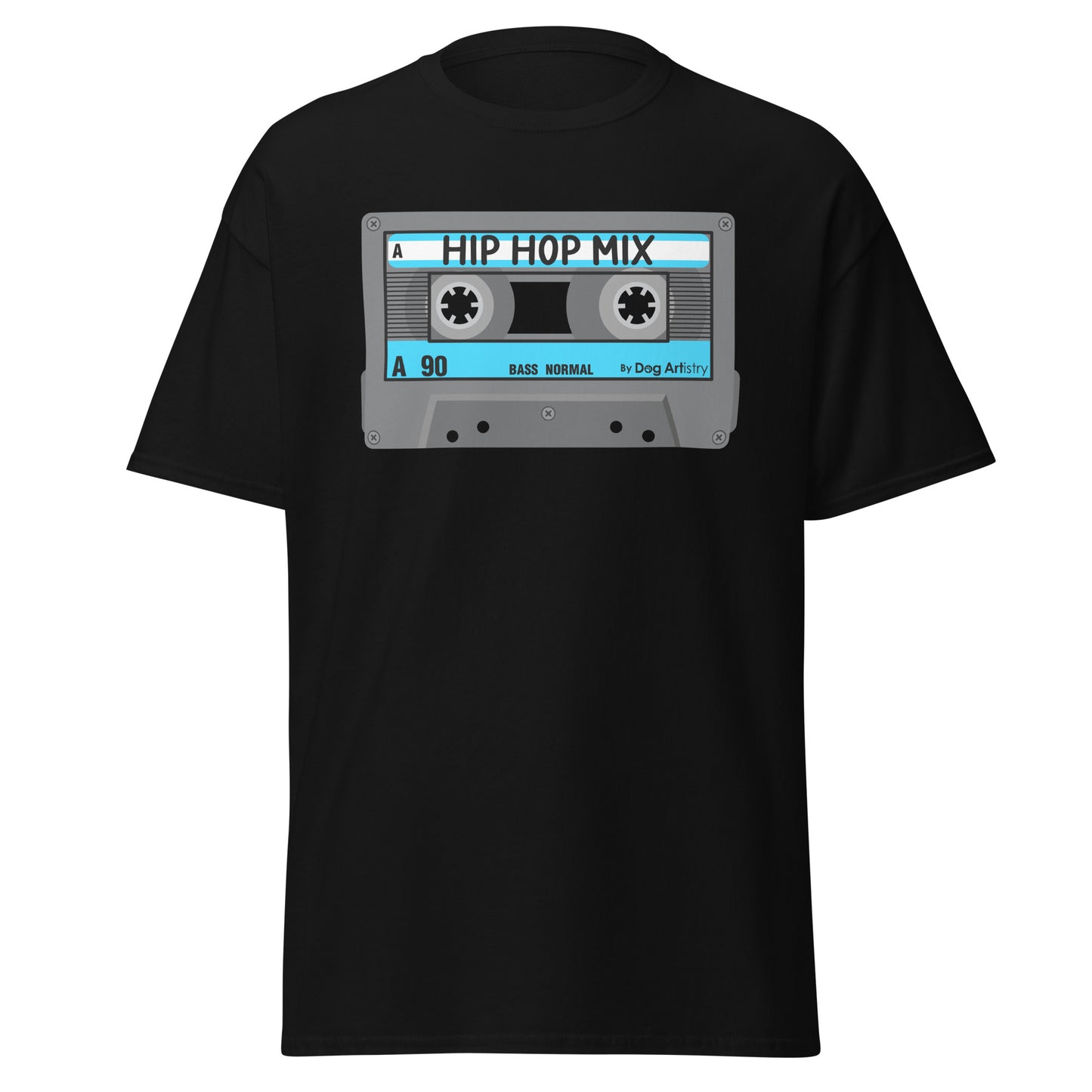 Hip Hop Mix Cassette Tape Men's classic tee by Dog Artistry