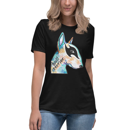 Bull Terrier women's t-shirt by Dog Artistry