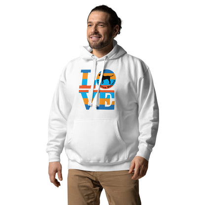 Love American Bulldog Unisex Hoodie