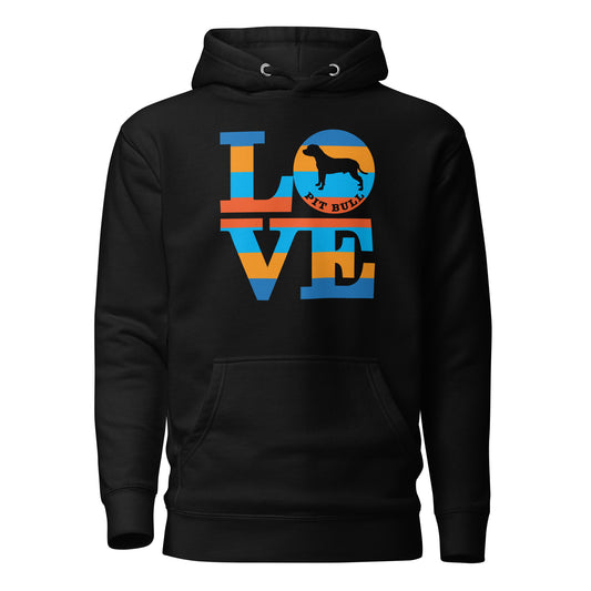 Love Pit Bull Unisex Hoodie