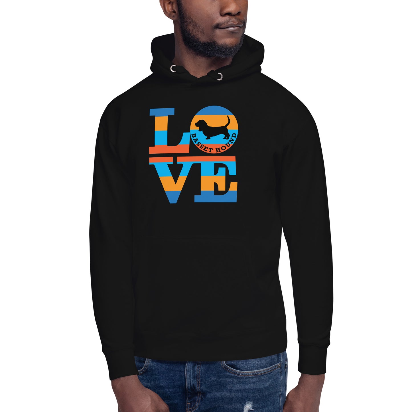 Love Basset Hound Unisex Hoodie