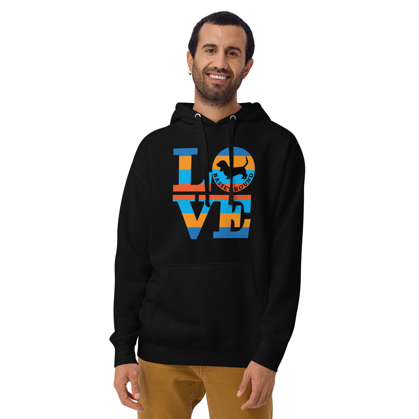 Love Basset Hound Unisex Hoodie