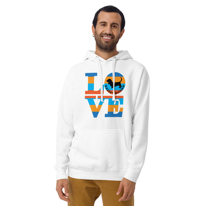 Love Basset Hound Unisex Hoodie