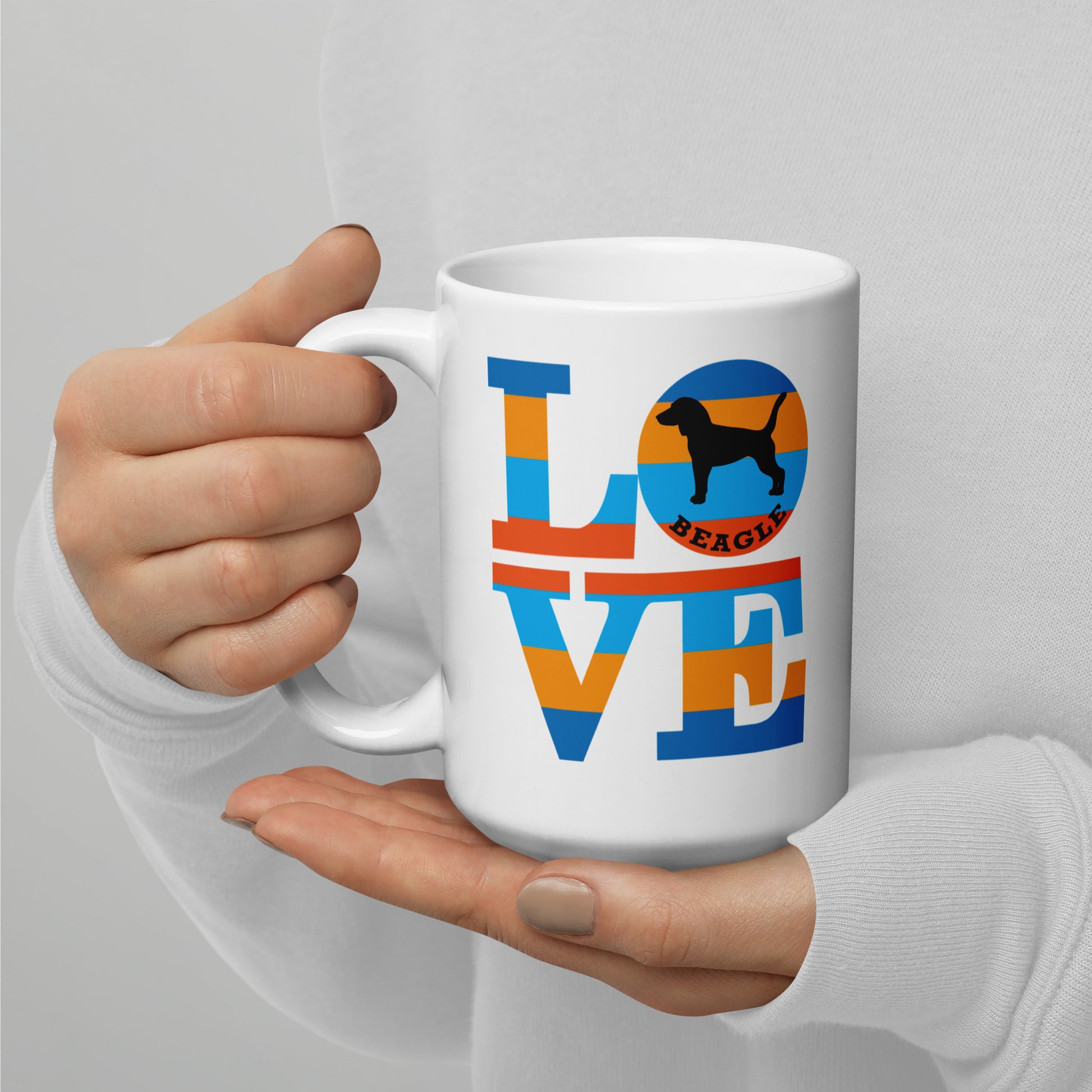 All I need is coffee & my Beagle mug by Dog Artistry.