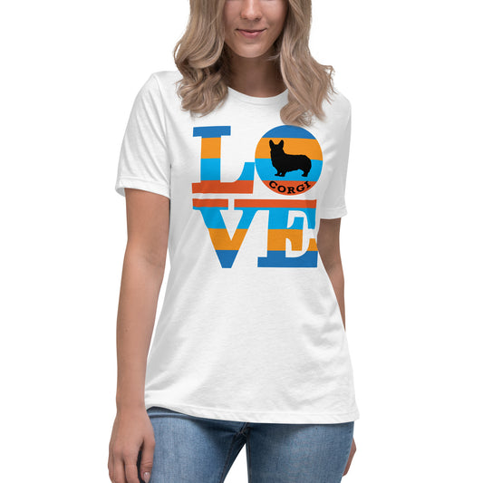 Love Corgi Women's Relaxed T-Shirt