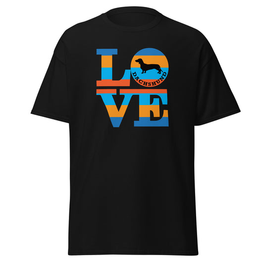 Love Dachshund Men's classic tee