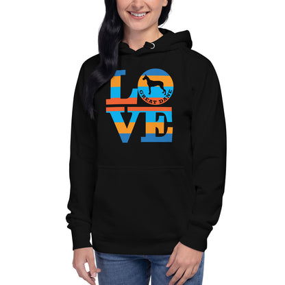 Love Great Dane Unisex Hoodie