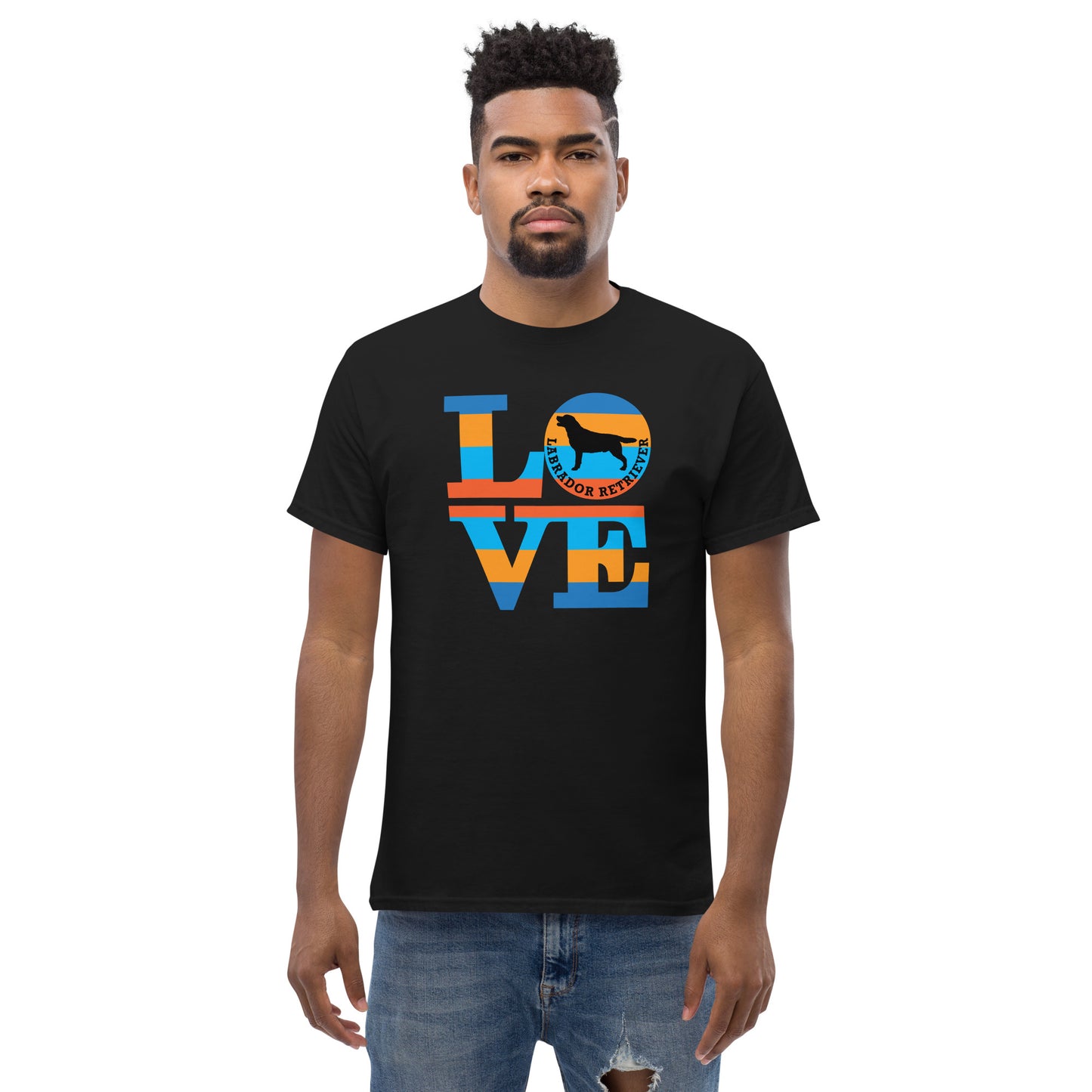 Love Labrador Retriever Men's classic tee