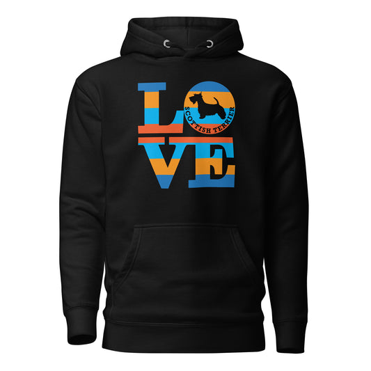 Love Scottish Terrier Unisex Hoodie