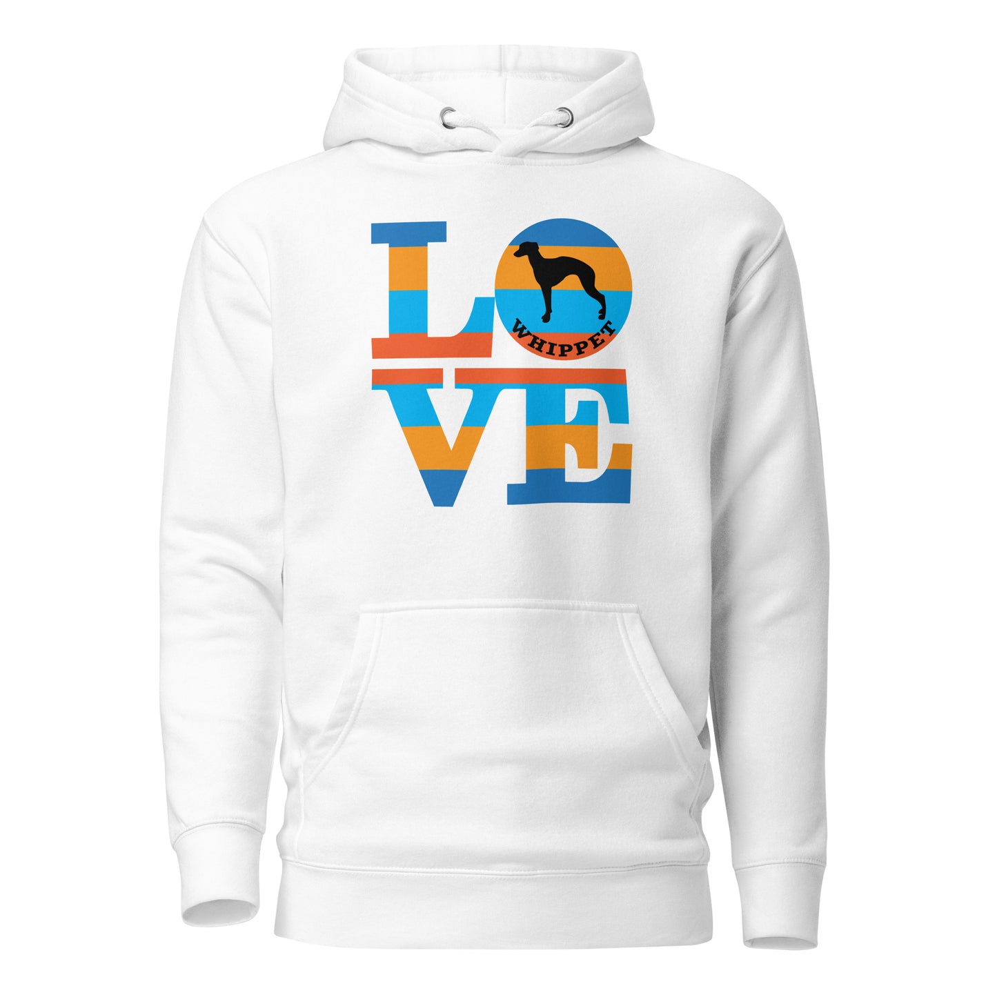 Love Whippet Unisex Hoodie