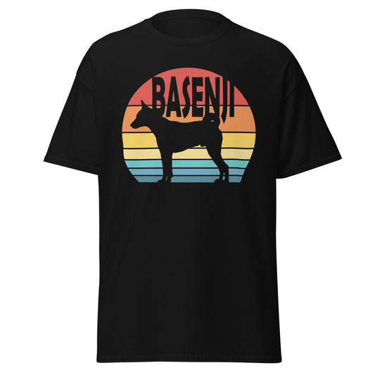 Sunset Basenji Men's classic tee