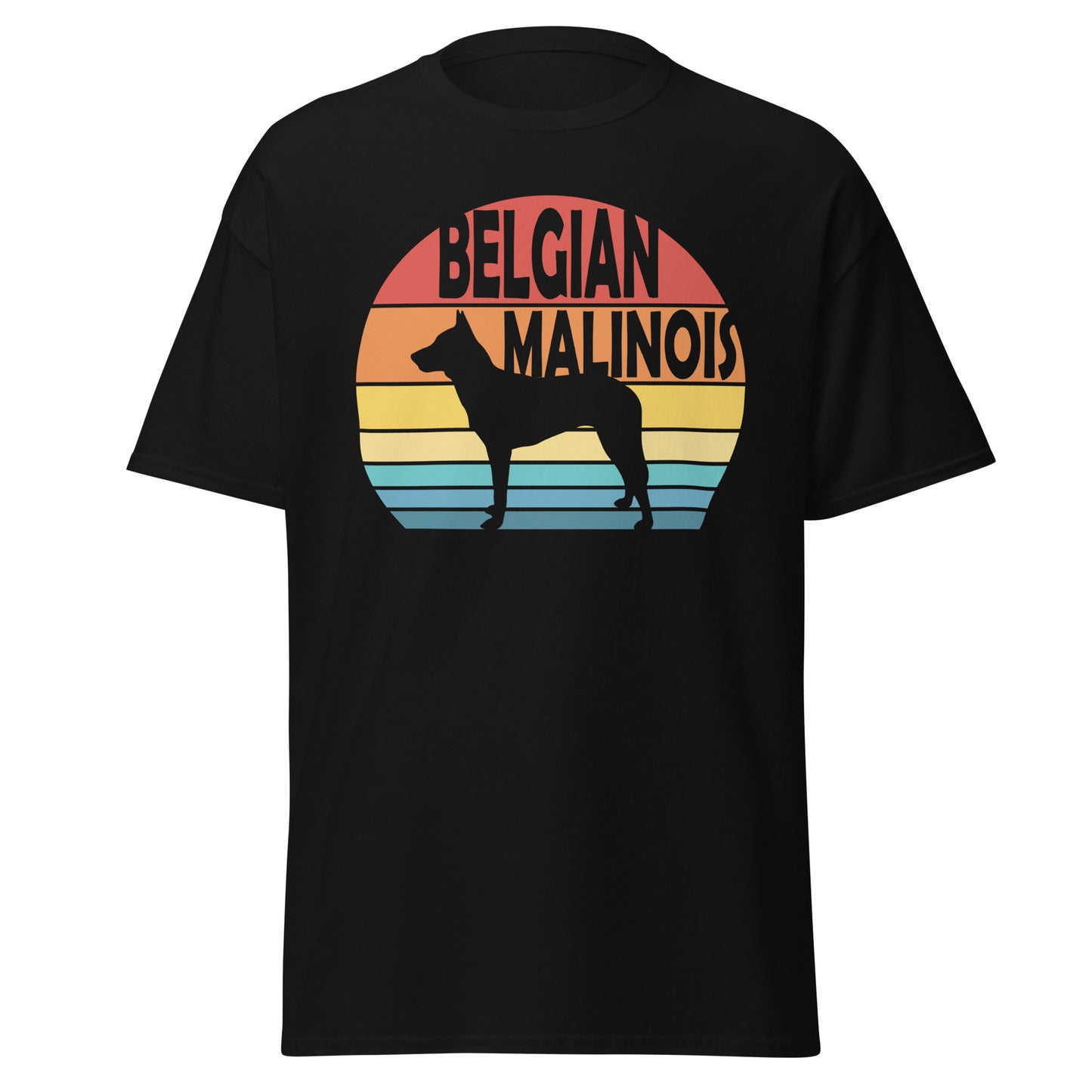Sunset Belgian Malinois Men's classic tee
