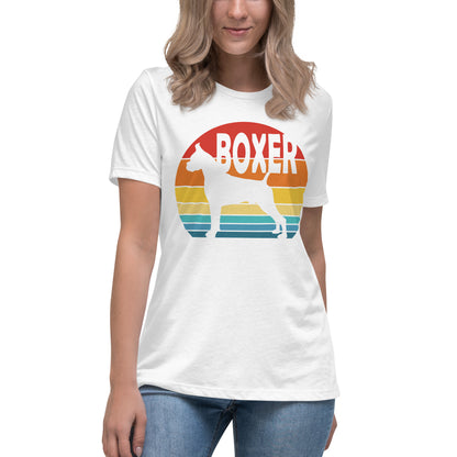 Sunset Boxer Women's Relaxed T-Shirt