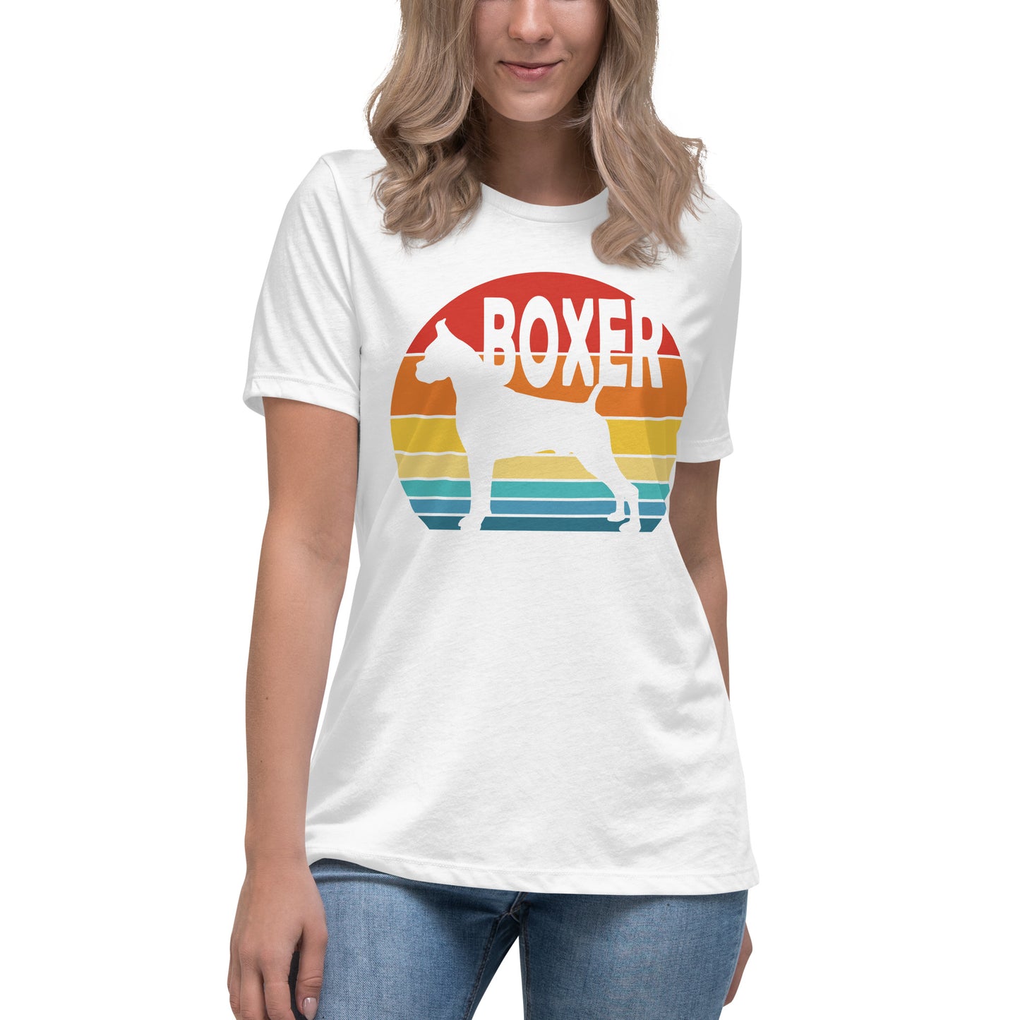 Sunset Boxer Women's Relaxed T-Shirt