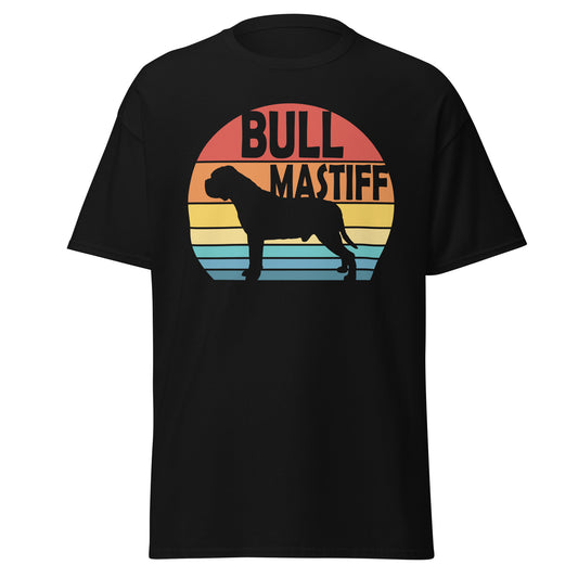 Sunset Bull Mastiff Men's classic tee