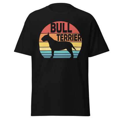 Sunset Bull Terrier Men's classic tee