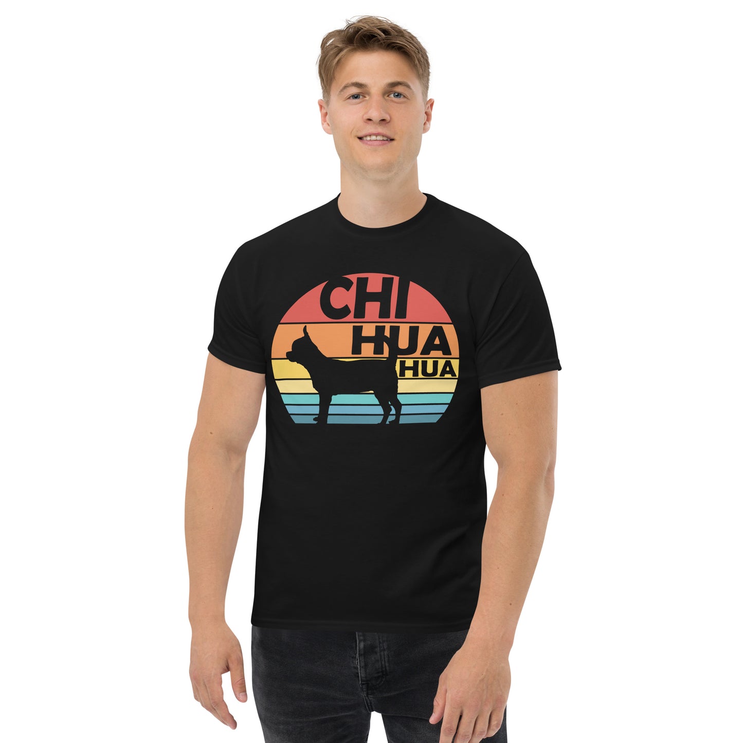 Sunset Chihuahua Men's classic tee