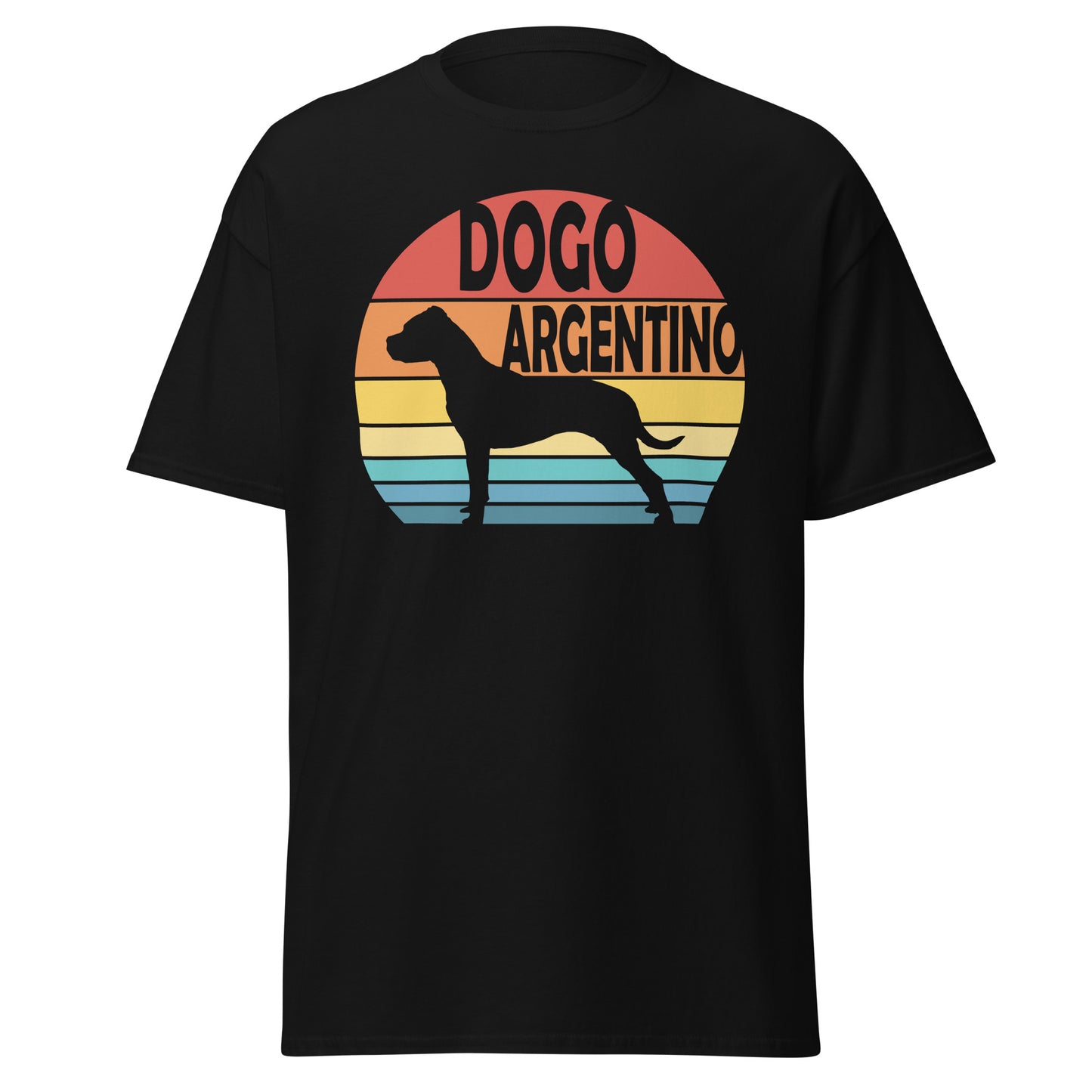 Sunset Dogo Argentino Men's classic tee