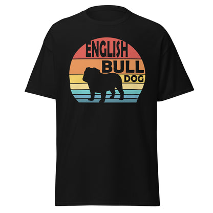 Sunset English Bulldog Men's classic tee