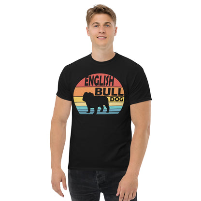 Sunset English Bulldog Men's classic tee