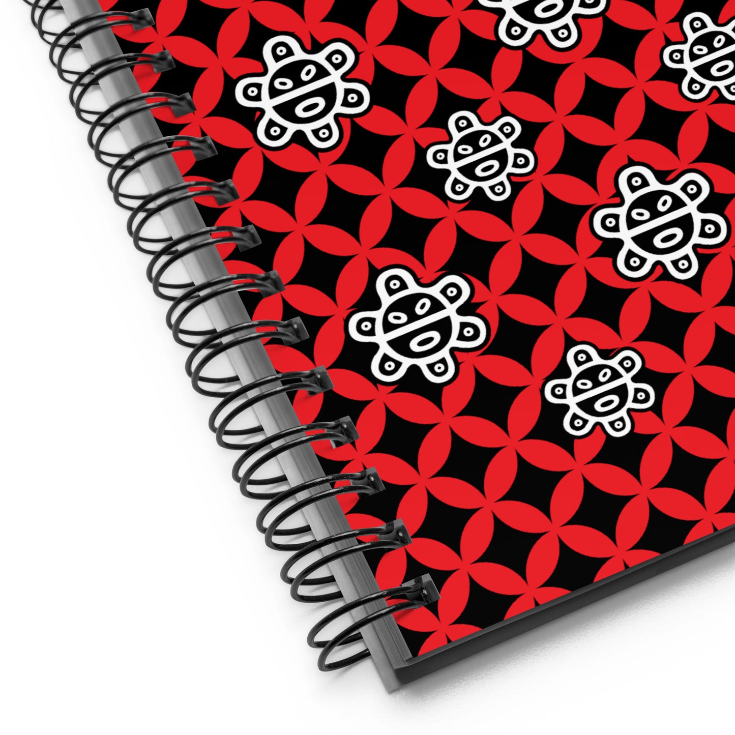 Taino Sun red Spiral notebook