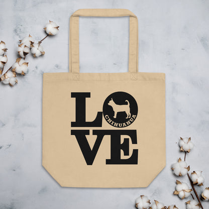 Love Chihuahua Eco Tote Bag