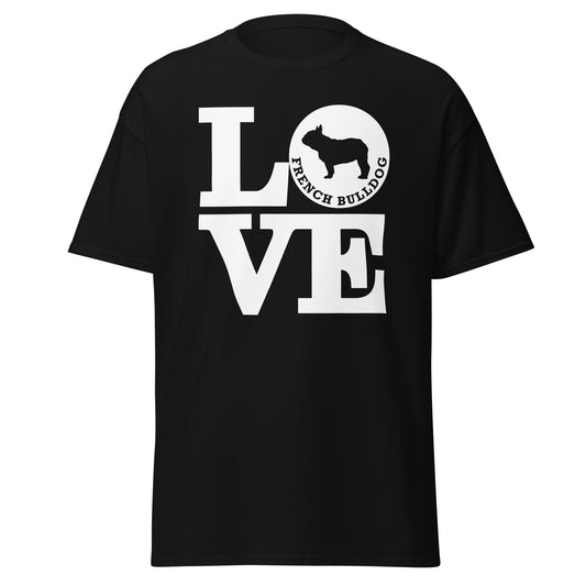 Love French Bulldog Men's classic tee