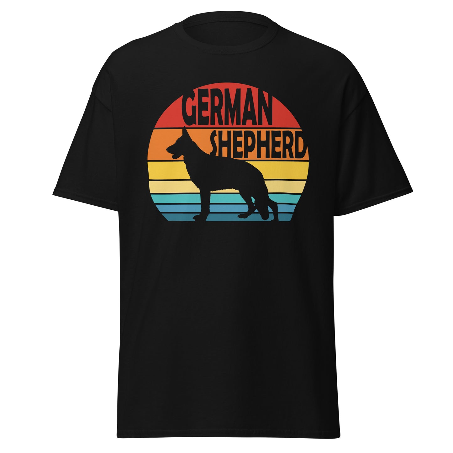 Sunset German Shepherd Men's classic tee
