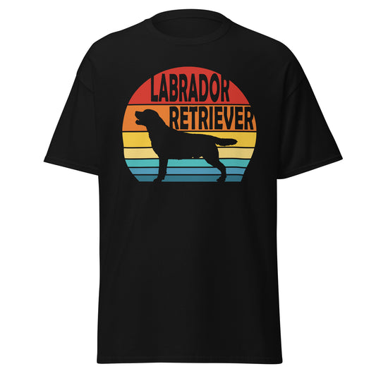 Sunset Labrador Retriever Men's classic tee