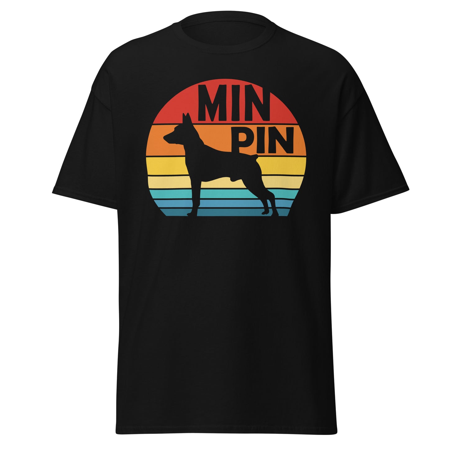 Sunset Min Pin Men's classic tee
