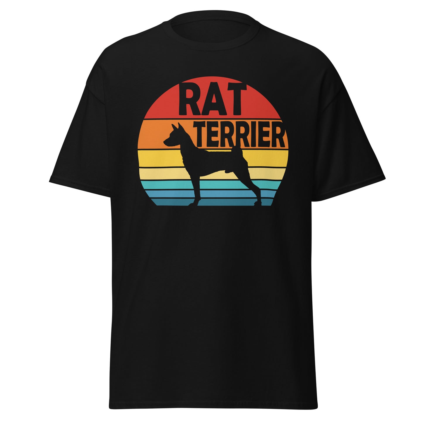 Sunset Rat Terrier Men's classic tee