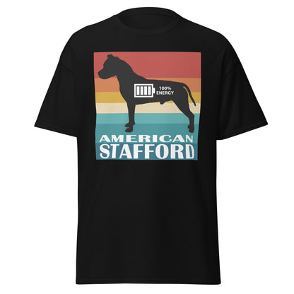 American Stafford 100% Energy Men's classic tee by Dog Artistry