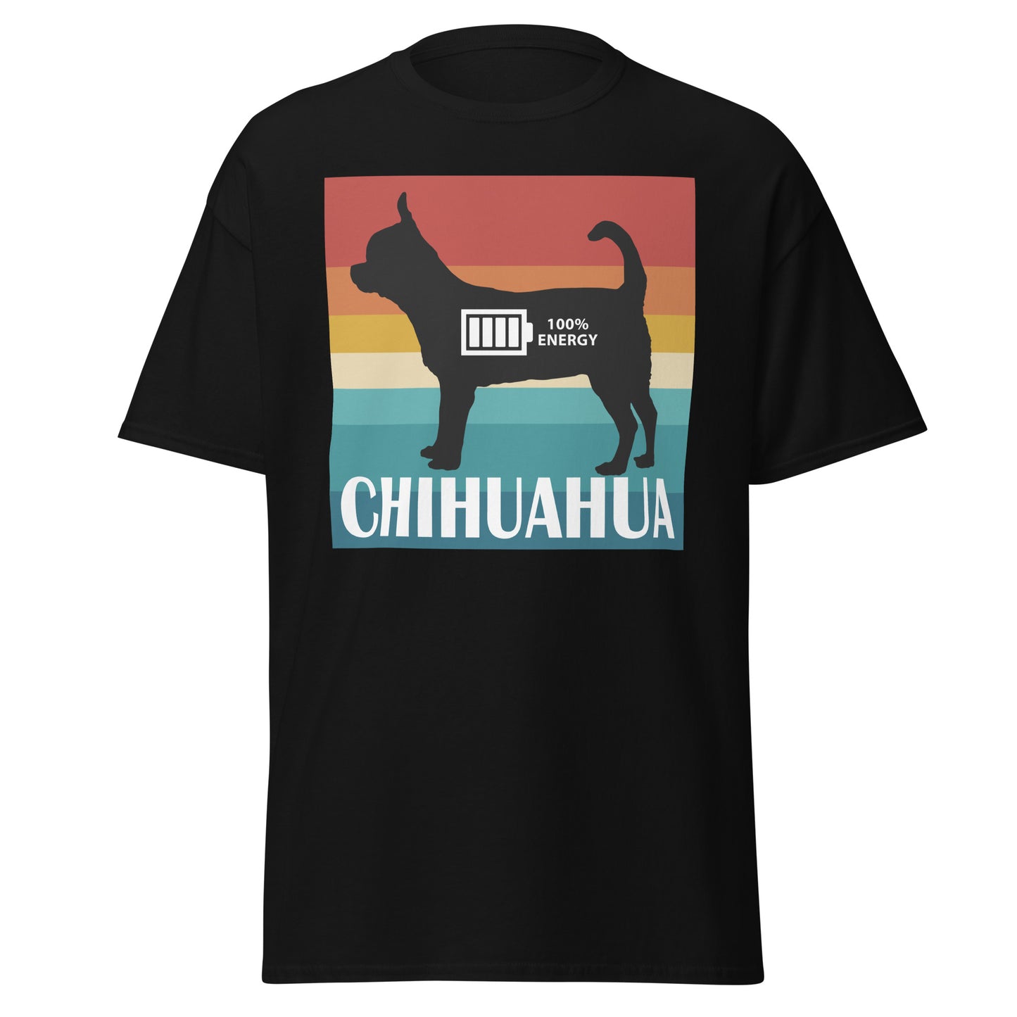 Chihuahua 100% Energy Men's classic tee by Dog Artistry